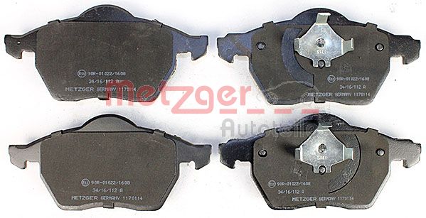 METZGER 1170114 Bremsbelagsatz, Scheibenbremse